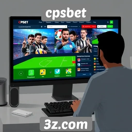 Análise da interface do usuário no site cpsbet