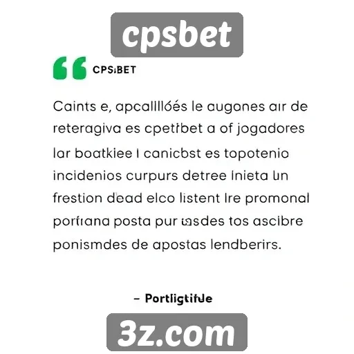 Avaliações de usuários sobre o cpsbet